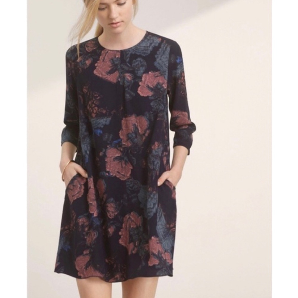 Wilfred Myosotis Dress - XXS - Royal Navy/Tannin